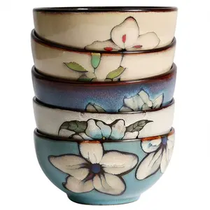 微波炉安全陶瓷面条拉面碗高品质釉面可爱乐趣中国韩国日本碗