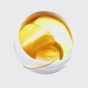 Mascarilla de colágeno dorado de 24K para reducir las ojeras, almohadillas antiarrugas para los ojos, parches de humedad debajo de los ojos