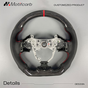 Volante de fibra de carbono real personalizado para Lexus IS 250 250C 350 350C F Sport 2005-2014, mejora del interior. - Product Image 5