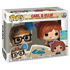 MOVIE NEW! Up CARL & ELLIE with box Vinyl Action Figures Model Toys