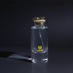 Botella de perfume de vidrio de cilindro de lujo 50ml 100mL 200ml vacía con rociador de bomba de tapa de bola y sellado de fragancia - Product Image 3