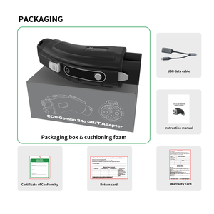<span class=keywords><strong>CCS</strong></span> <span class=keywords><strong>Type</strong></span> <span class=keywords><strong>2</strong></span> TO GB/T Converter รถยนต์ไฟฟ้า CCS2อะแดปเตอร์ GB/T - Product Image 6