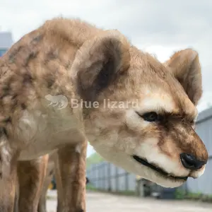 Zoo Park Décoration Simulation Hyènes Animal Famille Robotique Modèle Animatronic Animaux Modèles