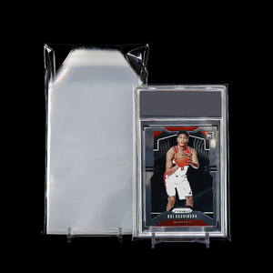 BGS Graded <b>Card</b> Protectors-Resealable Soft for with Clip Closure and Corner Cut Design 1 Pack of 100pcs - Product Image 3