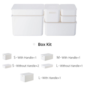 Shimoyama Chất lượng cao grey PE cảm ứng mềm mại hộp lưu trữ hình chữ nhật đồ lặt vặt quần áo nhựa container với xử lý & nắp - Product Image 6