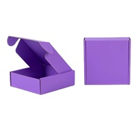 Boîte d'emballage pour produits d'entreprise en ligne avec impression personnalisée du logo, 100 pièces, boîte pliante en carton recyclé pour envoi postal