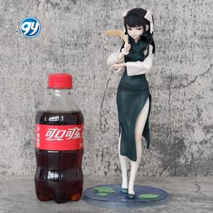 Figura Coleccionable de Yaozhi Battle Taoist Qipao, Estatua de <span class=keywords><strong>Anime</strong></span>, Modelo de PVC, Decoración de Escritorio, Estilo Loli - Product Image 1