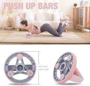 Équipement de musculation Wellshow Roue abdominale Barres de pompes Haltères Kettlebells Bandes de résistance - Product Image 4