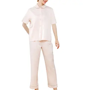 Custom 2024 primavera, spedizione gratuita pigiama set pigiama donna cartone animato 100 cotone donna pigiami/
