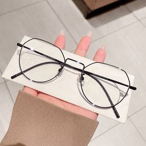 Kính mắt titan chất lượng cao chống ánh sáng xanh, gọng hình học dành cho người cận thị, unisex - Product Image 3