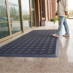 Dalles de sol en plastique modulaires pour l'extérieur, anti-poussière, anti-neige, en EVA, tapis de porte d'entrée, tapis de sol en EVA - Product Image 1