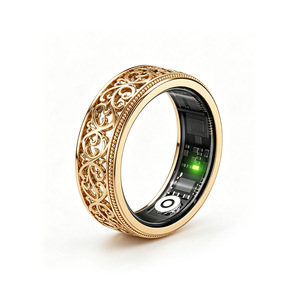 Bague connectée DZ 04 Or, moniteur de fréquence cardiaque, d'oxygène sanguin et de suivi du sommeil, unisexe - Product Image 3