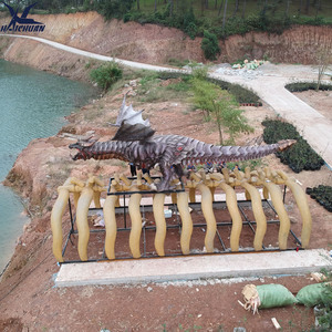 Haichuan rất thực tế robot lớn di chuyển rồng thực sự animatronic quái vật để bán - Product Image 5