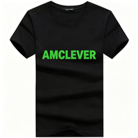 T-shirt personnalisé Qianying, luminescent dans le noir, streetwear pour hommes, t-shirt réfléchissant