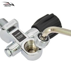 วาล์วถังดำน้ำแบบสกูบา 3/4-14 NPSM M18x1.5 แรงดันสูง สำหรับดำน้ำ - Product Image 3