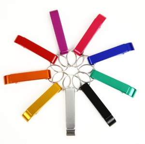 Ouvre-bouteille de bière portable mini en métal, porte-clés en aluminium, outils de bar de poche, vente chaude - Product Image 2