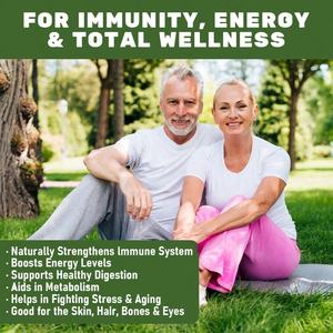 Superalimento mineral orgánico de etiqueta privada Fibra dietética Super Greens Polvo vegetal Suplemento multivitamínico completo para adultos - Product Image 3