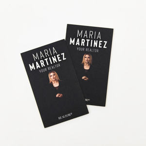 Tarjetas de Visita Personalizables de Lujo con Lámina Dorada, Borde Dorado, Estampado en Relieve, Papel Recubierto de 300g, Tamaño 15x10cm, para Regalo Personal, Uso Gratuito - Product Image 5