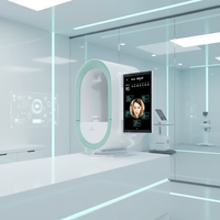 Analyseur de peau numérique 3D professionnel, miroir intelligent pour tester la peau, technologie de reconnaissance faciale automatique, analyseur de peau du visage