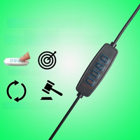 Câble de commutation USB 5V4, contrôleur de lumière LED pour veilleuse, gradation des couleurs, cordon d'alimentation à quatre boutons avec fonction de gradation