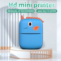 Mini-imprimante thermique portable en plastique sans encre pour notes d'étude, journaux, impression de codes-barres - Garantie 1 an, format 57x25mm, en stock