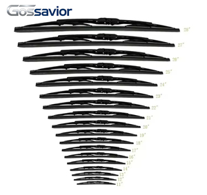 Spazzole tergicristallo universali per auto con montatura morbida senza telaio, in gomma naturale, per modello <span class=keywords><strong>Yaris</strong></span> - Product Image 1