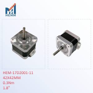 <span class=keywords><strong>Motor</strong></span> de Passo Híbrido Nema17 2 Fases 1.8 Torque de Retenção 0.3nm 1.5A 2.25V DC Marca HEMM para CNC 3D - Fabricado na <span class=keywords><strong>China</strong></span> - Product Image 2