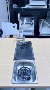 Carrito de Café Móvil de Madera de Grado Alimenticio, Puesto de Bebidas, Barra con Logotipo Personalizado y Caja de Luz para Tiendas Pop-up, Bodas y Negocios en Centros Comerciales - Product Image 4
