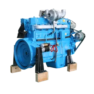 China Motor 6105 Serie Lage Snelheid Dieselmotor 100hp Waterkoeling Voor Diesel Generator Set