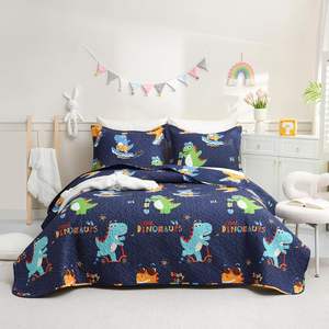 Set trapunta per bambini in poliestere 100% <span class=keywords><strong>copriletto</strong></span> e piumino di lusso per bambini Set <span class=keywords><strong>copriletto</strong></span> per bambini - Product Image 4