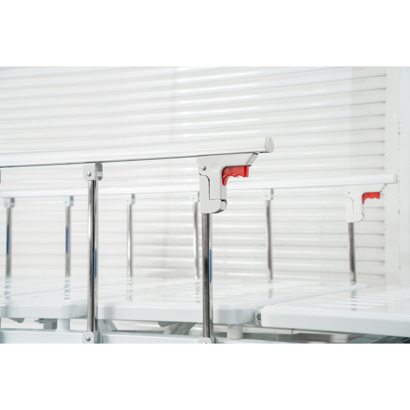 MN-MB006 Мебель для больницы Медицинская кровать с новыми ABS поручнями Одинарный кривошип Ручная кровать