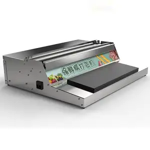 Envoltura de mano semiautomática Máquina de envoltura de película adhesiva de plástico <span class=keywords><strong>para</strong></span> alimentos. Fruta. Paquete de carne - Product Image 1