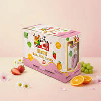 Vente en gros de chewing-gum Bobo aux saveurs fruitées assorties, certifié Halal ISO9001/HACCP, boîte de bonbons moelleux, paquets de 20g