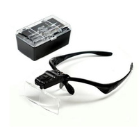 Wholesale 1.0/1.5/2.0/2.5/3.5x LED Light Headband Magnifier Glasses 5pcs Set for Eyelash Extension Tools