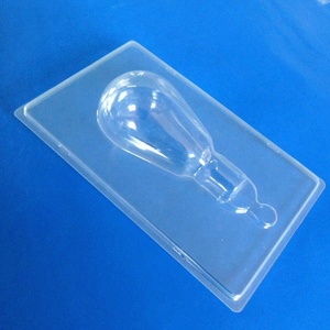 costumbre de fábrica aceptar doble plástico concha de almeja blíster embalaje para la bombilla - Product Image 3