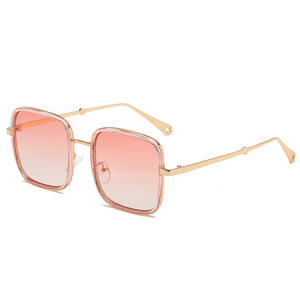 <span class=keywords><strong>Gafas</strong></span> de Sol Polarizadas Cuadradas con Montura Metálica Sin Aro, Ligeras, con Logotipo Personalizado, Ajustables, Diseño Moderno 2025, Unisex - Product Image 2