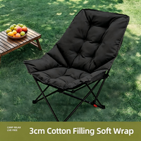 Chaise pliante portable en acier au carbone pour l'extérieur, siège rembourré, chaise lune réglable, nouveau style, camping, pêche, plage, mobilier d'extérieur