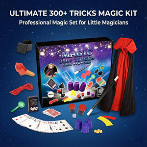 AiJH 300 Trucos de Magia, Juego Educativo de Magia con Varita Mágica, Disfraz de Mago, Regalo, Juegos de Mesa de Magia - Product Image 3