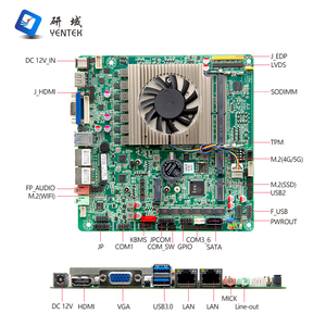 เมนบอร์ดพร้อมซีพียู Intel Core i5 รุ่นที่ 12 1235U 1255U รองรับ DDR4 2 ช่อง M.2 HD VGA LVDS EDP LAN 6 COM อุตสาหกรรมขนาดเล็ก Mini ITX พร้อมกราฟิกการ์ด Iris Xe ในตัว - Product Image 5