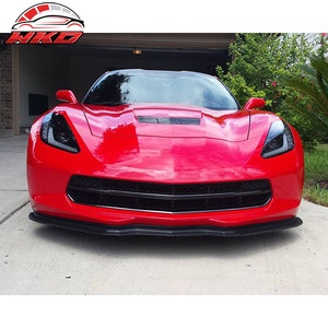 Alerón delantero estilo C7 ST Stingray para Chevrolet Corvette 14-19, accesorio exterior de poliuretano de alta calidad - Product Image 2