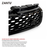 Grille avant en maille noire brillante ZANTU pour Land Rover Range Rover Evoque L538 2012-2018, grille de pare-chocs de radiateur, style OEM LR083605