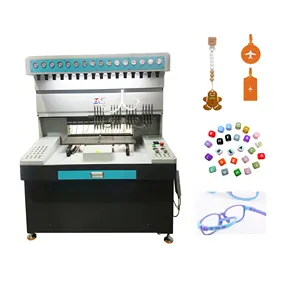 16 color automatic silicone dripping molding machine dispensing equipment for colorful silicon eyeglasses strap