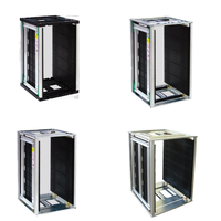 Support de rangement pour circuits imprimés, support de magazines en plastique réglable, SMT ESD antistatique, certifié CE, fond en métal, 50 emplacements pour circuits imprimés pour ligne de circuits imprimés