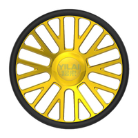 Volant de direction universel automobile en alliage d'aluminium 6061 de haute qualité, 14-15 pouces, personnalisé, forgé, brossé, argenté et doré