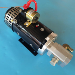 Ensemble de pompe à moteur CC 24V 4KW, unité de puissance hydraulique, ensemble de pompe hydraulique électrique, 200 bars, 1 étage, acier au carbone - Product Image 1