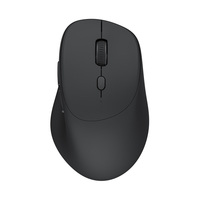 Mouse Nirkabel Tri-Mode 2.4G BT 6D Flat Backlit untuk Tangan Kanan, Cocok untuk Laptop, Desktop, dan Macbook