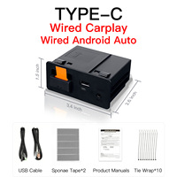 Adaptor USB Modul Otomatis Mazda CX-5 Antarmuka Wireless Carplay Android USB atau Tipe C