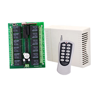 Interrupteur à télécommande sans fil RF DC12V 16 canaux 433Mhz Système 10A Émetteur Récepteur Étanche Certifié CE Universel 100m