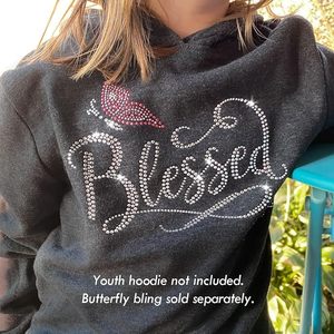 Vente en gros de transferts de chaleur personnalisés en strass Motif béni strass de transfert de chaleur pour vêtements - Product Image 4