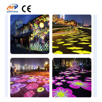 Prix du projecteur de sol holographique 3D pour parc d'attractions Projecteur de sol laser pour sol de projection interactif